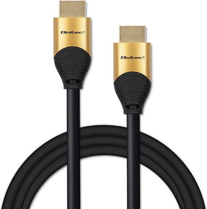 Produktbild Qoltec Kabel HDMI M/M v2.1 Ultra high speed 8K (3m) (3 m, HDMI)