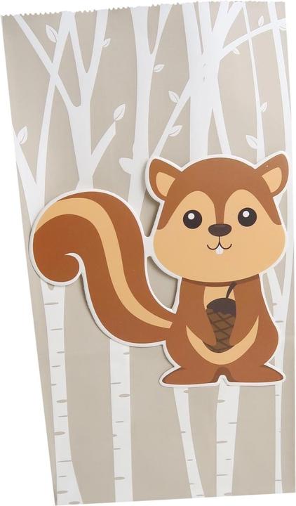 Actual product image Cut my Cookies Paper bag forest animals 12 pieces, Multicolor (12 x)
