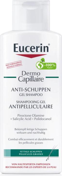 Produktbild Eucerin DermoCapillaire Anti-Schuppen Gel Shampoo (250 ml, Flüssiges Shampoo)