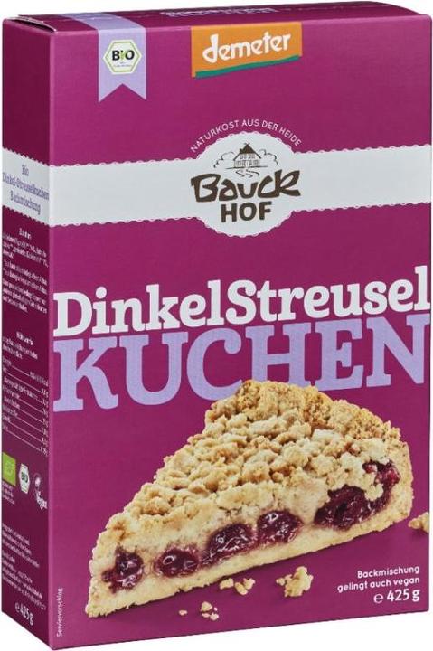 Produktbild Bauckhof Dinkel Streuselkuchen Backmischung Bio (425 g)