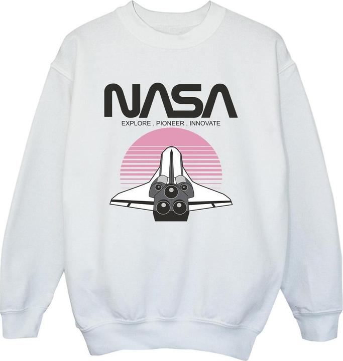 Actual product image Nasa Boys Space Shuttle Sunset Sweatshirt (128)