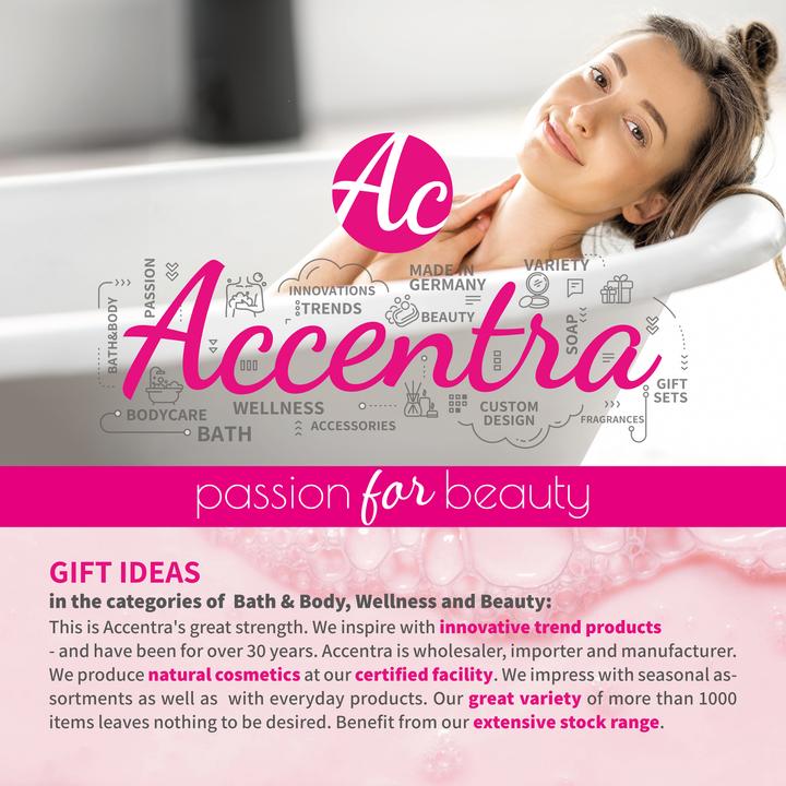 Actual product image Accentra Body lotion HELLO WINTER in tube, 200ml, fragrance: Gingerbread & Cranberry, colour: (Body cream, 200 ml)