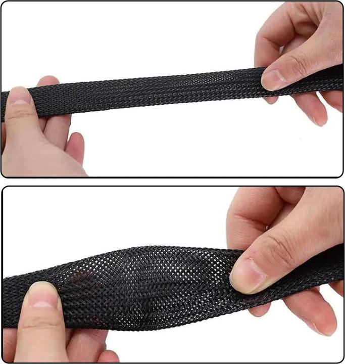 Image du produit Hermex Tuyau pour le guidage des câbles Gaine de câble Gaine de câble tissée Gaine de câble (Gaines pour câbles, 200 cm)