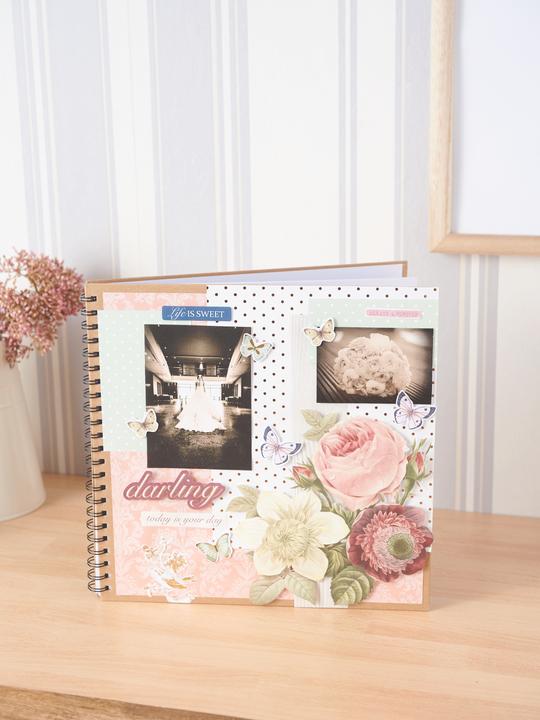 Produktbild VBS XXL 3er-Pack Fotoalbum KRAFTPAPIER mit weissen Seiten (30.5 x 30.5 cm)