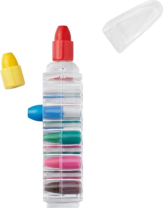 Image du produit MidOcean - Ensemble Crayon à base de cire MAGIC (Transparent, Multicolore, 6 x)