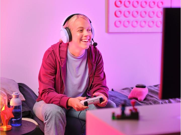 Actual product image Trust Gxt489p Fayzo Headset Purple (Cable)