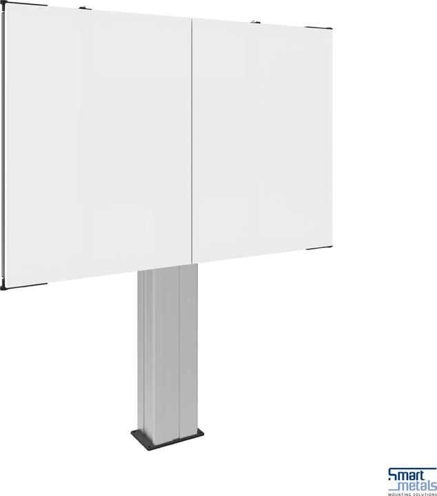 Image du produit SmartMetals Kit de montage avec tableau blanc en acier émaillé. (Sol, 86")