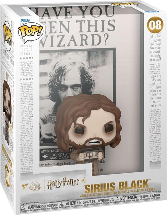 Produktbild Funko Harry Potter POP! Comic Cover Vinyl Figur Poster w/Sirius Black 9 cm