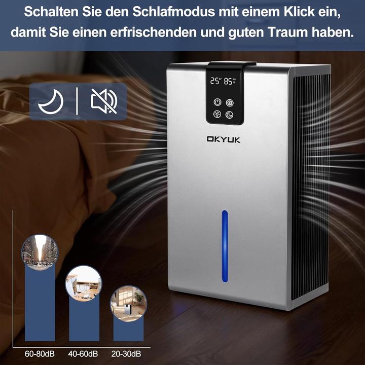Produktbild Okyuk Luftentfeuchter (75 m², 1.50 l/24h)