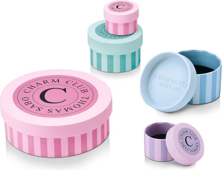 Immagine prodotto Thomas Sabo Ciondolo Charm Palma, Sole, Aereo (Argento 925, Placcatura in oro giallo 750)