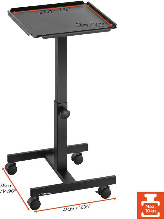 Produktbild Celexon PT1010B, Projektionstisch schwarz (Tisch)