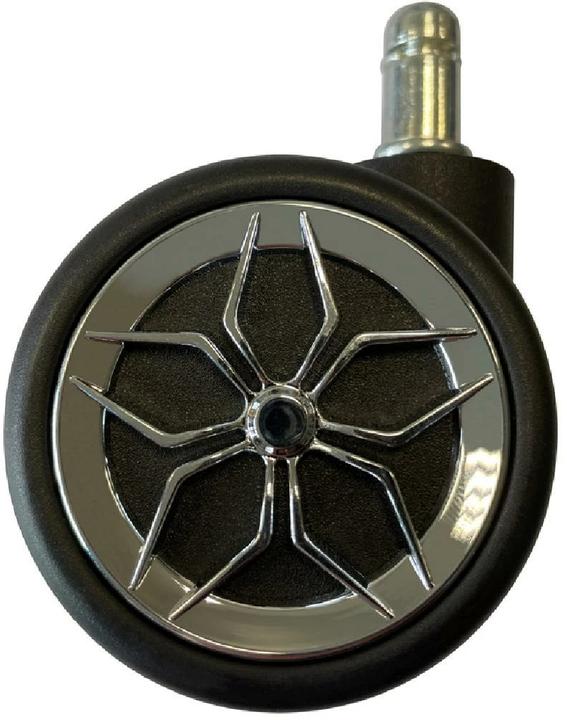 Immagine prodotto LC-Power Ruote LC-CASTERS-2-DRIFT Set di 5 ruote cromate