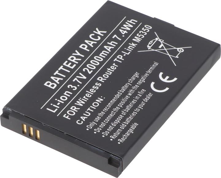 Actual product image AccuCell Akku für Wireless Router TP-Link M5350 (1 pcs., Device specific, 2000 mAh)