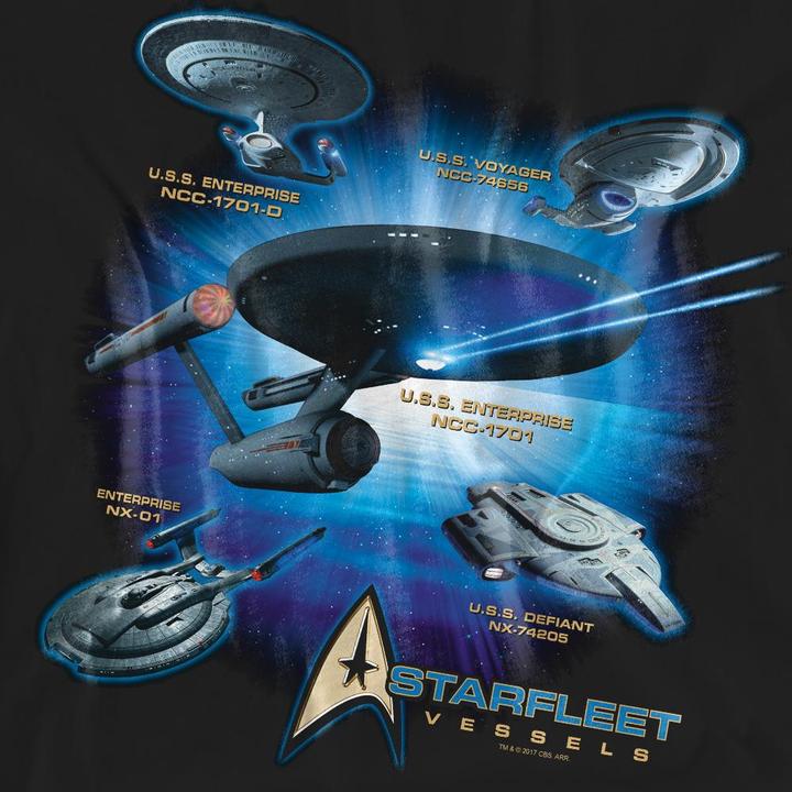 Produktbild Starfleet Vessels TShirt (M)