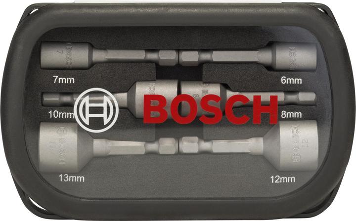 Immagine prodotto Bosch Professional Zubehör Set di chiavi a bussola 6 pezzi (10 mm, 8 mm, 7 mm, 6 mm, 12 mm, 13 mm)