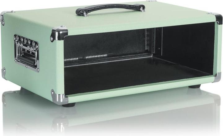 Produktbild Gator Cases GR-RETRORACK-3SG Retro Rack Vintage Amp Vibe Rack Case 3U Seafoam Green (Zubehör)