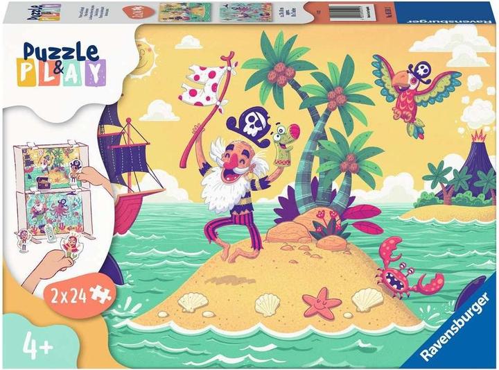 Actual product image Ravensburger Kinderpuzzle Puzzle&Play - 2x24 Teile Puzzle für Kinder ab 4 Jahre (24 pieces)