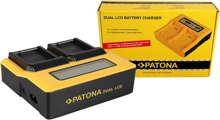 Patona Panasonic BLC12 doppio LCD (Caricabatterie per fotocamere)