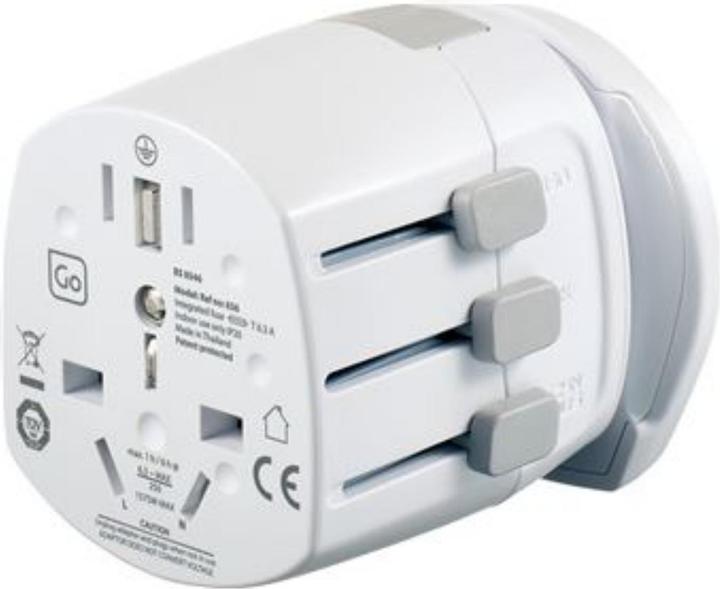 Produktbild Go Travel Worldwide Adaptor Earthed