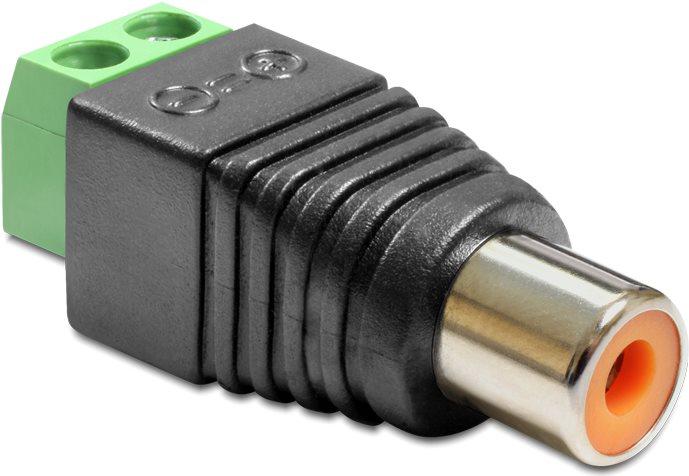Actual product image Delock Adapter RCA female > Terminal Block (Jack adapter)