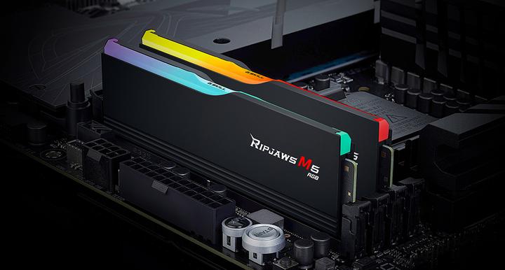 Productafbeelding G.Skill DDR5 32GB PC 6000 CL32 (2x16GB) 32-M5 RGB RM5RK (2 x 16GB, 6000 MHz, DDR5 RAM, DIMM 288 pin)