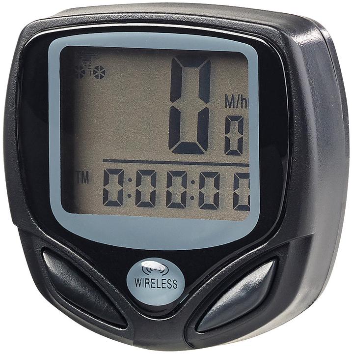 Image du produit Pearl Ordinateur de vélo numérique 15in1 avec capteur de roue sans fil sans fil