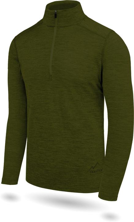 Immagine prodotto Normani Herren Merino Langarm mit 1/4 Zipper Canberra - 1583 (5XL)