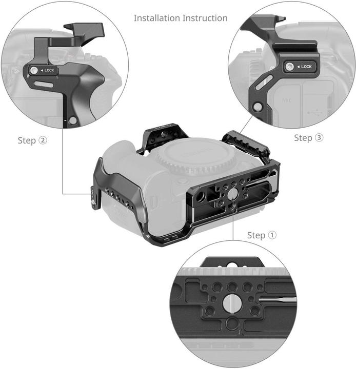 Image du produit SmallRig 4978 Cage pour Canon EOS R5 Mark II (Cage)