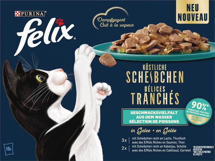 Produktbild Felix Köstliche Scheibchen Ente in Gelee (Adult, 1 Stk., 900 g)