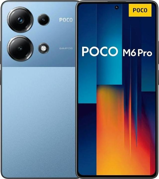 Produktbild Xiaomi Poco M6 Pro (256 GB, Blue, 6.67", Hybrid Dual SIM, 64 Mpx, 4G)