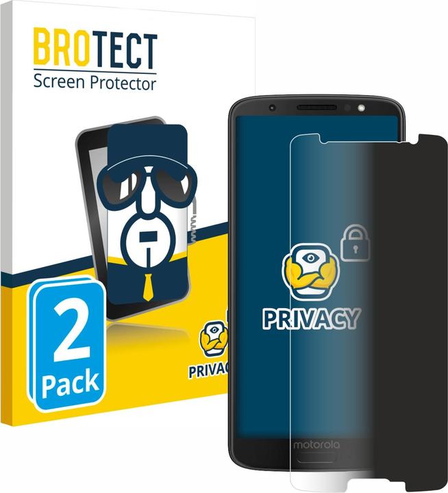 Immagine prodotto BROTECT Pellicola privacy antispia Pellicola di protezione dalla luce blu (2 Pezzo/i, Motorola Moto G6)