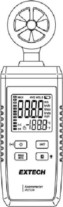 Produktbild Extech Anemometer