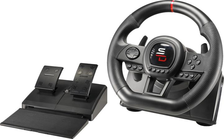 Actual product image Subsonic Superdrive - SV650 Racing Wheel steering wheel with pedals, shift & vibration - Xbox S (PS4, PC, Xbox Series S, Xbox One S, Xbox Series X, Xbox One X)
