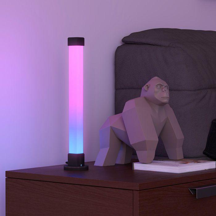 Image du produit Swisshandel24 2er-Set LED-Lampe, Tischlampe mit App- und Fernsteuerung, Farb-Modi, Weiss