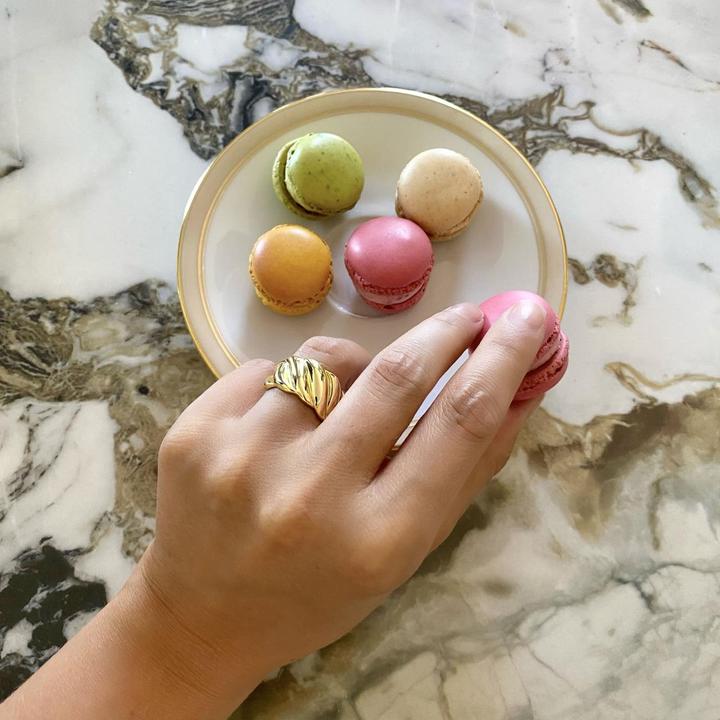 Produktbild Candy Ring Veron, 925 Sterling Silber, vergoldet (50, 925 Silber)