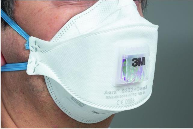 Image du produit 3M Masque de protection respiratoire Aura 9322+Gen3 avec valve (FFP2, 10 x)