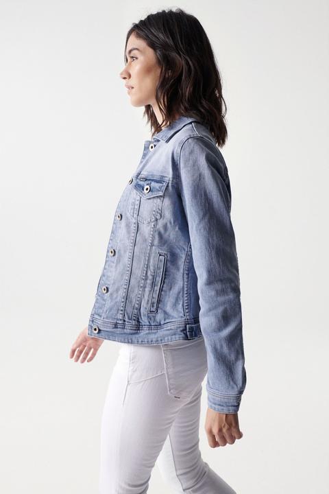 Produktbild Salsa Jeans Jeansjacken Denim Trucker Jacket (XXL)