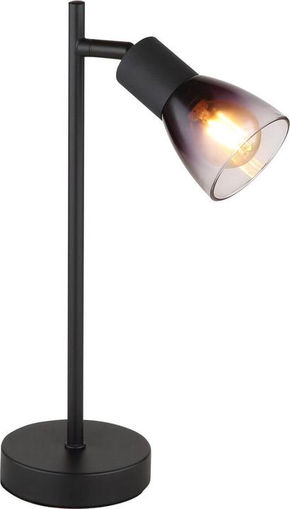 Actual product image Globo Satella table lamp black matt, metal Ø7.2cm 54312T