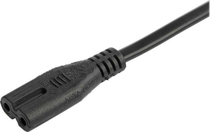 Image du produit StarTech com 752E-2M-POWER-LEAD, 2 m, CEE7/16, Coupleur C7, H03VVH2-F, 250 V, 2.5 A (2 m)