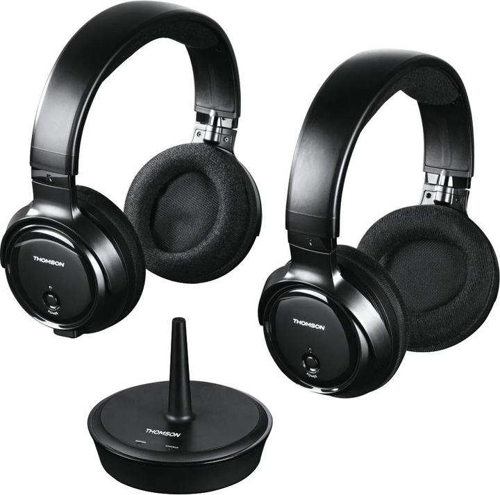 Image du produit Thomson WHP3203D Casque d'écoute radio pour la télévision (ANC, 8 h, Sans fil)