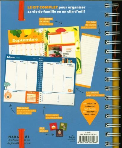 Image du produit Mon agenda familial : septembre 2024, décembre 2025 (Couverture rigide, Français)
