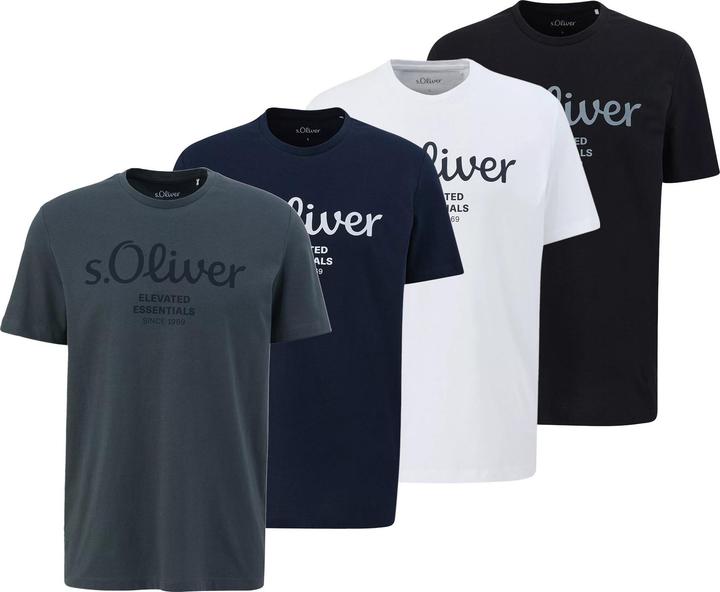 Nero, Blu, Grigio scuro, Bianco