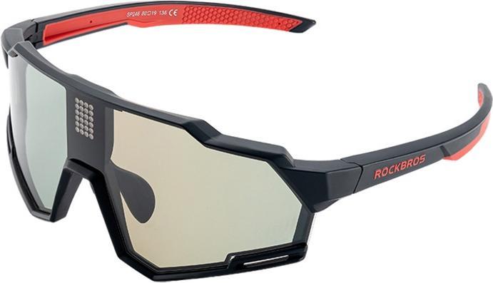 Produktbild Rockbros SP280 Smart Electrochromic Bicycle Glasses (Black Red, mat black red)