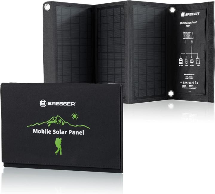 Image du produit Bresser Chargeur solaire, 21W (21 W, 1 kg)