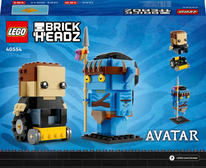 Produktbild LEGO BrickHeadz Jake Sully und sein Avatar 40554 (40554, LEGO Brickheadz, LEGO Seltene Sets)