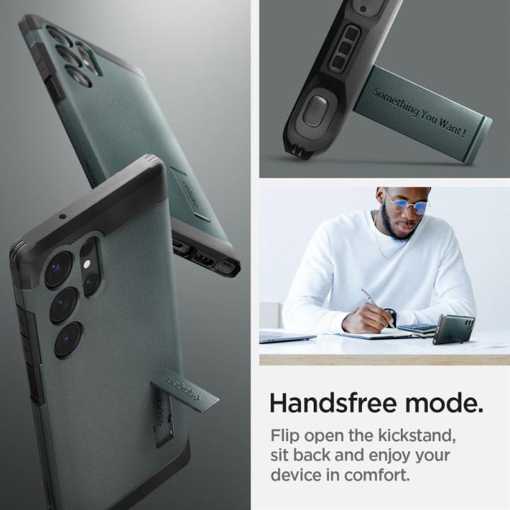 Actual product image Spigen Tough Armor (Samsung Galaxy S23 Ultra)