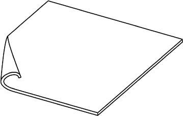 Actual product image TECE TECEdrainbase sound insulation mat for Drainline and Drainboard 1.25x1.25m (1250 mm)