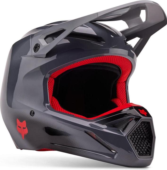 Image du produit Fox Casque 24 V1 Interfere Gry/Rd (53 - 54 cm, XS)