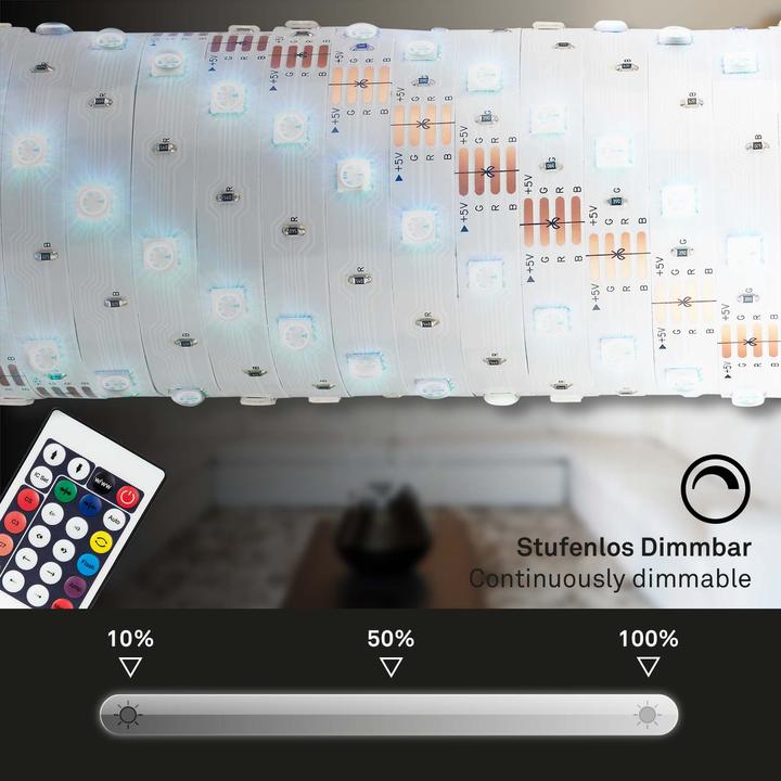 Produktbild Briloner LED Superline (Weiss, 500 cm, Indoor)