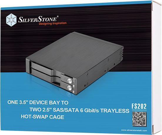 Image du produit Silverstone FS202 - Boîtier pour disque dur - 2.5" (6.4 cm)